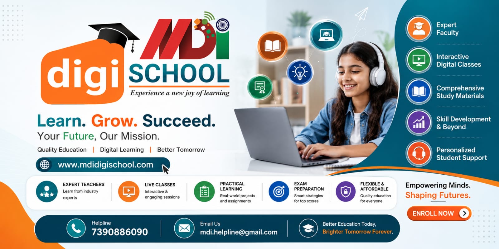 MDI Digi School — Learn. Grow. Succeed.